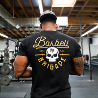 Men’s Moisture-Wicking Performance T-Shirt Black Skull Edition